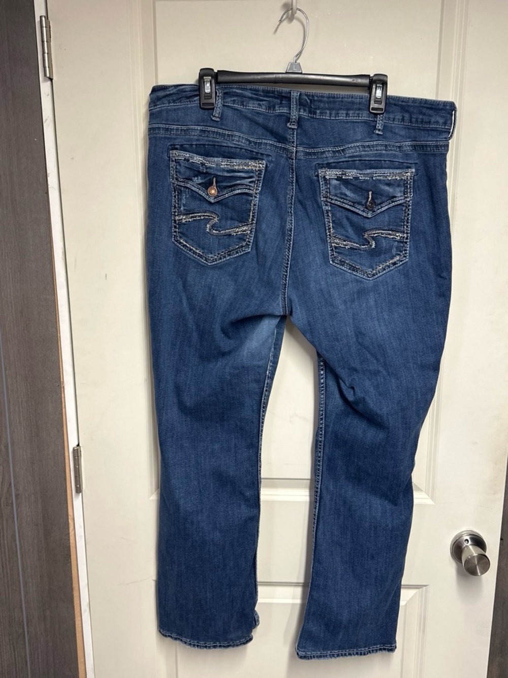 Silver Jeans Women's Dark Blue Boot Cut Denim size 20
